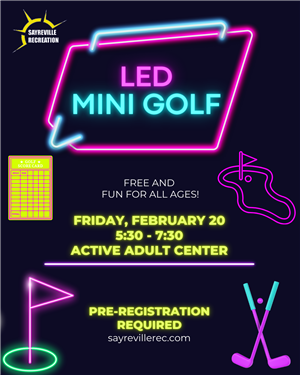 led mini golf