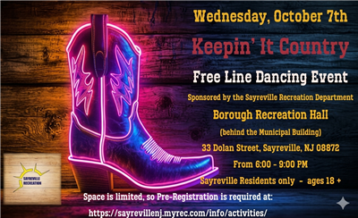 Line Dancing Flyer